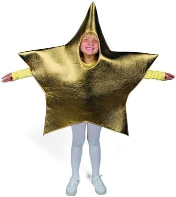 Fun Express Gold Start Shaped Costume One Size Fits Most
