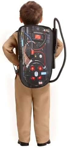 Fun Costumes Ghostbusters Jumpsuit for Toddlers with Proton Pack Backpack and Wand