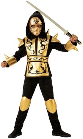Gold Ninja Costume for Boys
