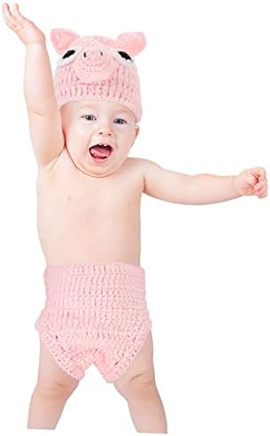 Hand Crochet Newborn Photography Outfit Set for Baby