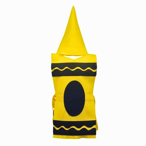 Yellow Crayon Costume Set Make an Impact