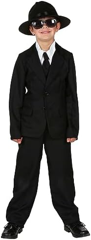 Kids Black Suit Costume