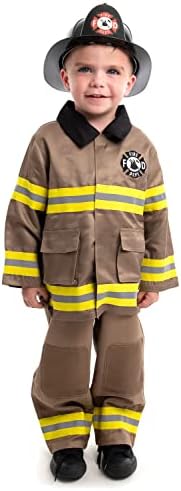 Little Adventures Child Firefighter Costume - Machine Washable Flat Rate Shipping
