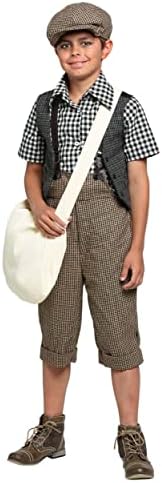 Kids 20s Newsie Costume Adventure in Time Fun and Stylish for Days