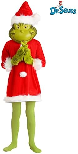 Kids Deluxe The Grinth Santa Costume with Mask