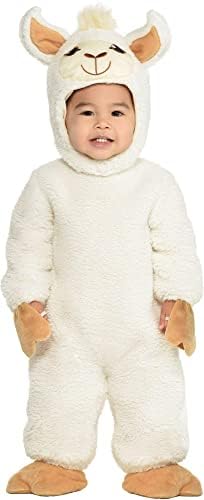 Amscan Lovable Llama White Costume 6-12 Months
