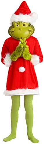 Kids Deluxe The Grinth Santa Costume with Mask