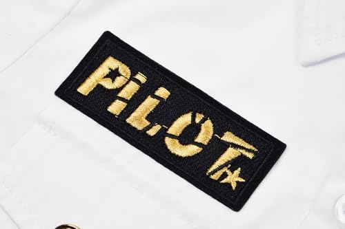 ReliBeauty Kids Airplane Pilot Cool Captain Dress-Up Costume with Accessories