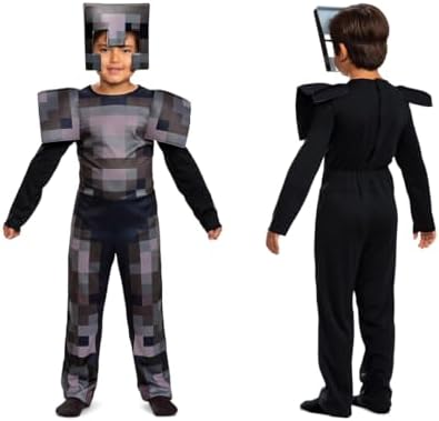 Minecraft Netherite Armor Costume for Boys