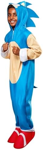 Rubies Boys Sonic Jumpsuit Costume for Halloween and Themed Parties