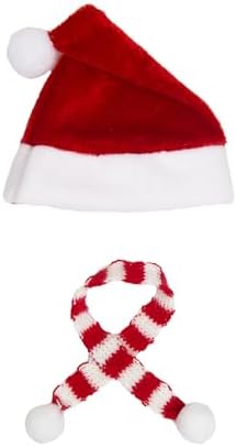 Eilik Robot Costume Set with Santa Hat and Scarf