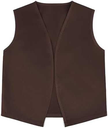 No-Button Child Costume Vest Kids Party Volunteering Costume