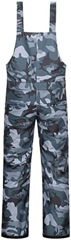 CREATMO US Boys Snow Bibs