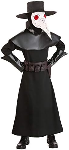 Kids Black Plague Doctor Costume