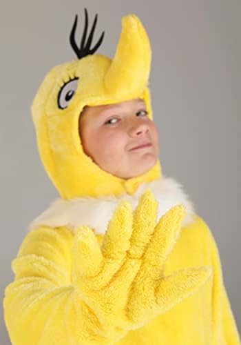 Dr Seuss Star Bellied Sneitch Costume for Kids Medium