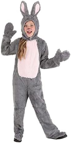 Grey Bunny Kids Costume for Ages 3-6