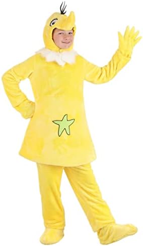 Dr Seuss Star Bellied Sneitch Costume for Kids Medium