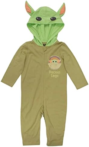STAR WARS The Mandalorian The Child Baby Zip Up Cosplay Costume