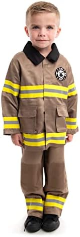 Little Adventures Child Firefighter Costume - Machine Washable Flat Rate Shipping