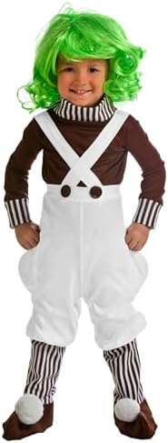 Oompa Loompa Costume Halloween Charlie The Chocolate Factory Toddler