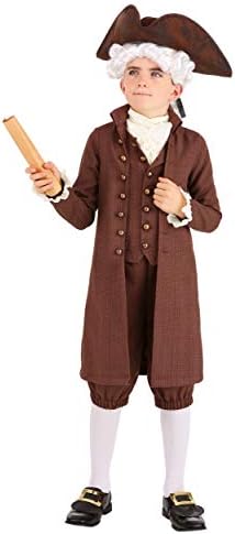 Historical John Adams Costume for Kids 100 Polyester Set