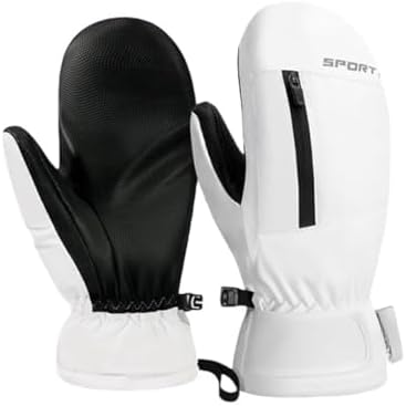 JJZS Waterproof Ski Mitten for Winter