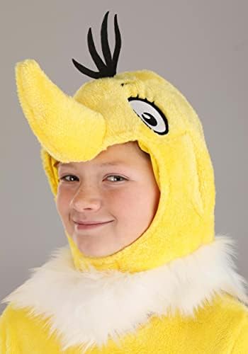 Dr Seuss Star Bellied Sneitch Costume for Kids Medium