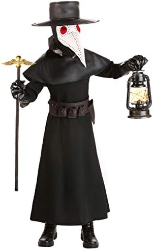 Kids Black Plague Doctor Costume