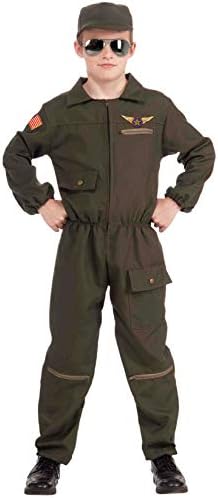 Fighter Jet Pilot Costume Small Forum Novelties Unisex