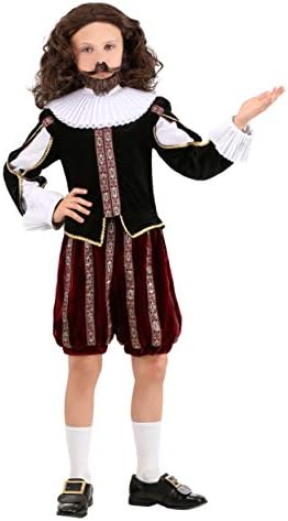 William Shakespeare Halloween Costume for Boys