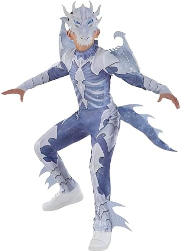Purple and White Ghostly Dragon Costume Set - Halloween Party