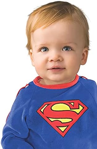 Rubies Superman Classic Baby Toddler Costume Romper with Cape 1