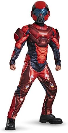 Red Spartan SpartansMicrosoft Muscleanz costume Small4-6