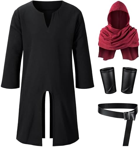 TOKYO REVENGERS Kids Pirate LARP Medianeval Renaissance Knight Costume Set