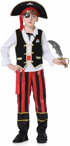YuDanae Pirate Kids Costume Set
