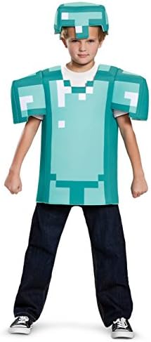 Armor Classic Minecraft Costume Blue Medium 7-8