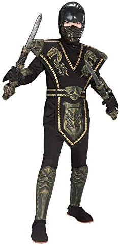Rubies Gold Dragon Warrior Boys Ninja Costume