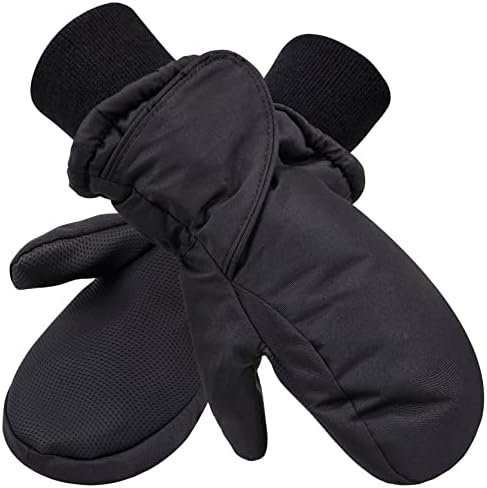 SimpliKids Kids Ski Mittens Waterproof Insulated Warm Gloves