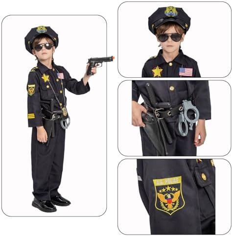 Kids Police Officer Costume with Accessories