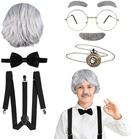 1920s Old Man Costume Set for Kids