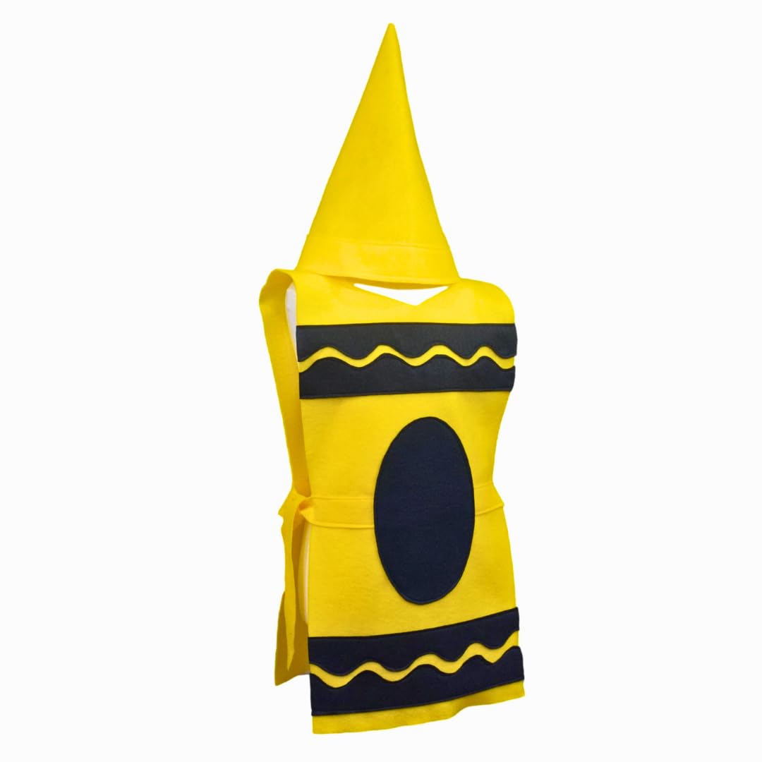 Yellow Crayon Costume Set Make an Impact