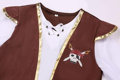 Boys Pirate Costume - Halloween Party Dress Up