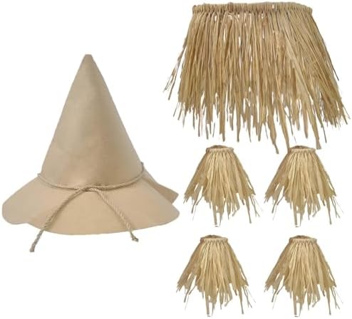 Halloween Scarecrow Costume for Men Women Kids and Adults