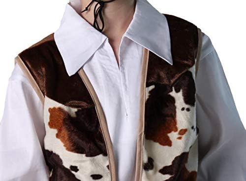 Kids Western Rodeo Costume Set for Boys Girls - Vest Hat Bandanna