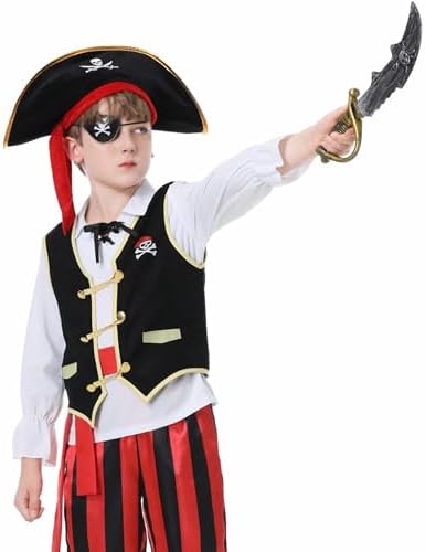 YuDanae Pirate Kids Costume Set