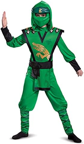 Deluxe Lloyd Costume for Kids Lego Ninjago Legacy Themed Jumpsuit