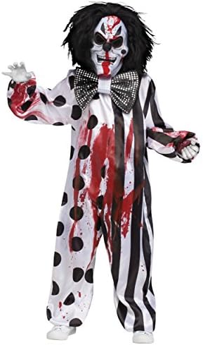 Fun World Bleeding Killer Clown Child Costume for Boys