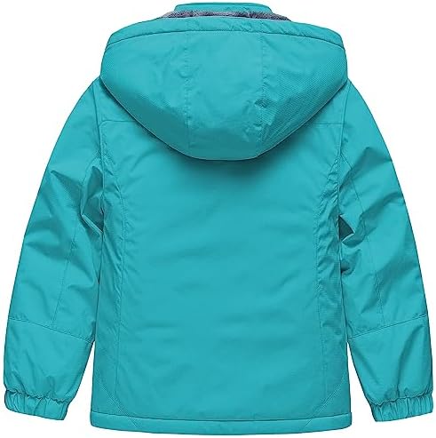 Sturdy Ski Jacket for Girls Waterproof Windproof for Winter Sports