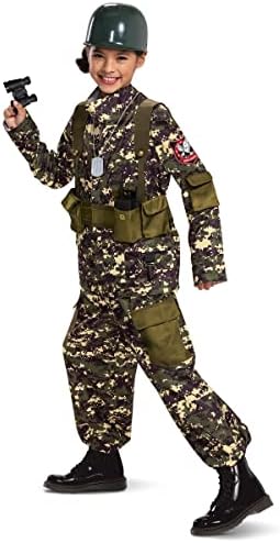 Disguise Boys Soldier Costume with Helmet and Accessories for Kids