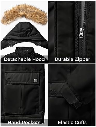 ZSHOW Girls Ski Jacket Warm Waterproof and Fleece-lined